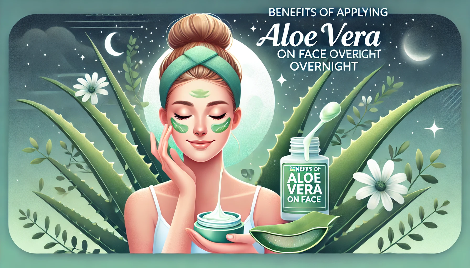 Benefits of Applying Aloe Vera on Face Overnight