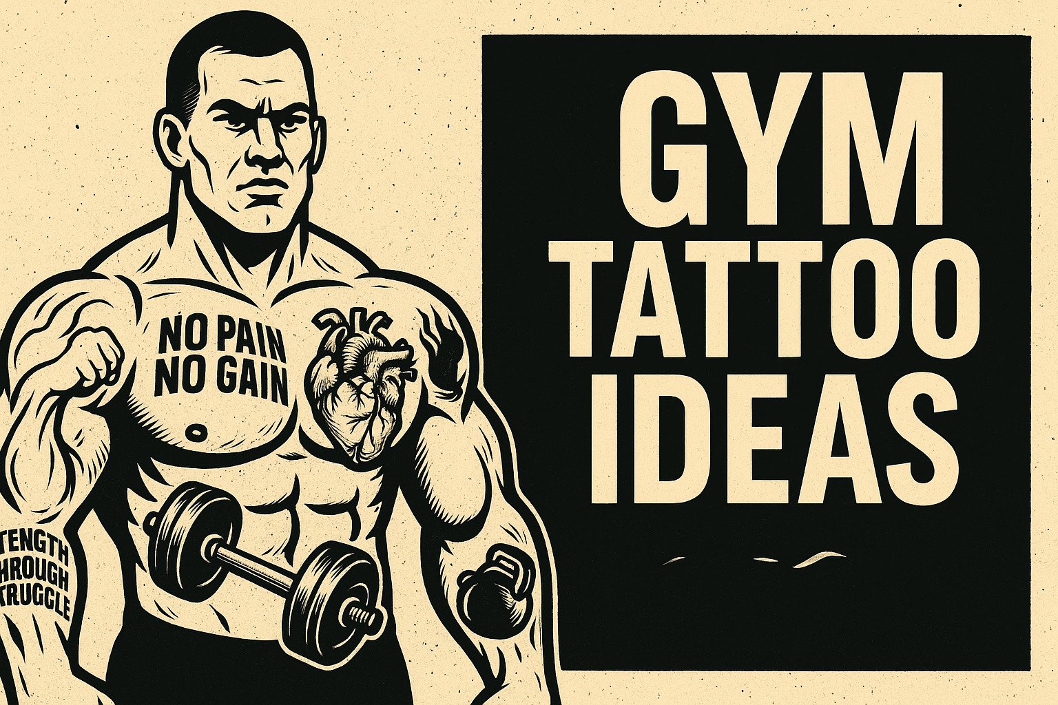 Creative and Unique Gym Tattoo Ideas