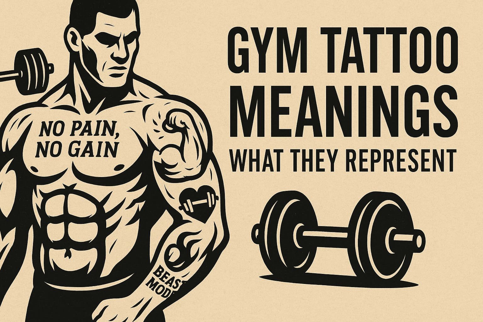 Gym Tattoo Meanings What They Represent